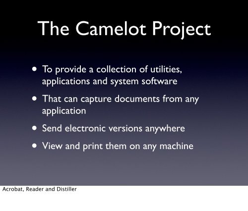 ‘The Camelot Project’