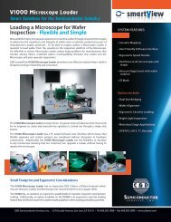 Loading a Microscope for Wafer Inspection - Flexible and Simple