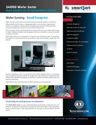 Wafer Sorting - Small Footprint