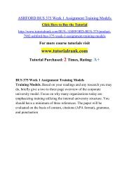 ASHFORD BUS 375 Week 1 Assignment Training Models.pdf