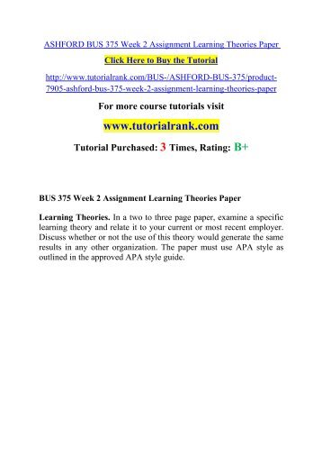 ASHFORD BUS 375 Week 2 Assignment Learning Theories Paper.pdf