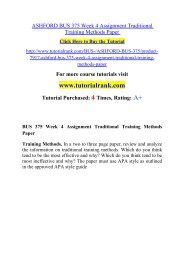 ASHFORD BUS 375 Week 4 Assignment Traditional Training Methods Paper.pdf