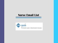 Nurse Email List.pdf