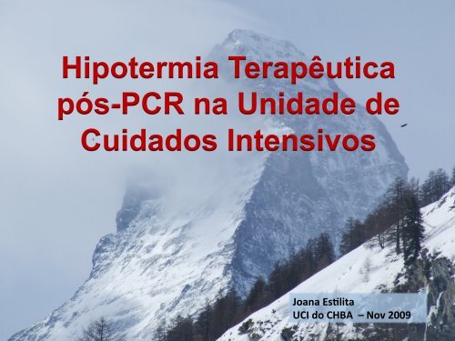 Hipotermia Terapêutica pós-PCR na Unidade de Cuidados Intensivos