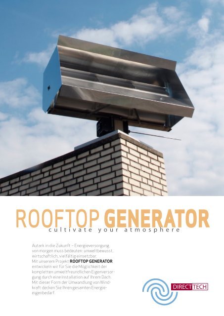 ROOFTOP GENERATOR - direct tech