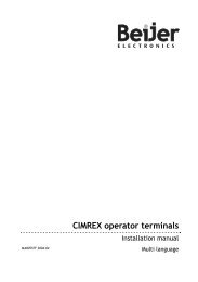 CIMREX operator terminals