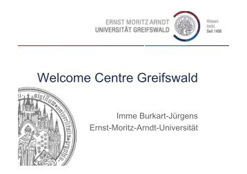 Welcome Centre Greifswald