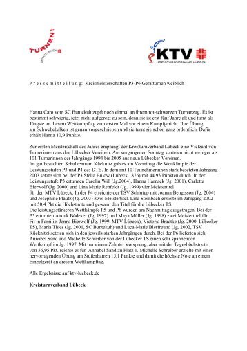 Pressebericht - ktv-Luebeck.de