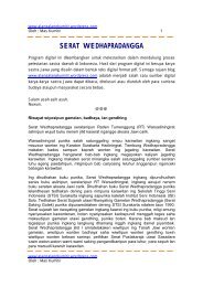 SERAT WEDHAPRADANGGA