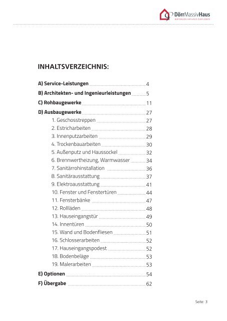 Baubeschreibung Dörr Haus 2015