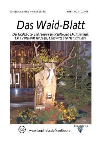 Das Waid-Blatt - Jagdschutz- und Jägerverein Kaufbeuren