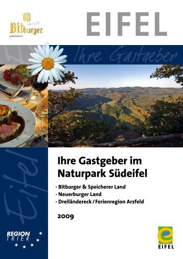 Ihre Gastgeber im Naturpark Südeifel - Tourist Information Bitburger ...