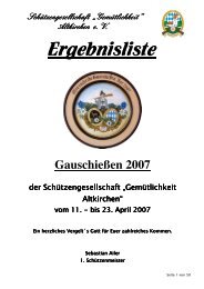 Gauschießen 2007