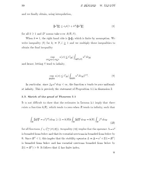 CURVATURE ESTIMATES AND STABILITY PROPERTIES OF CMC ...