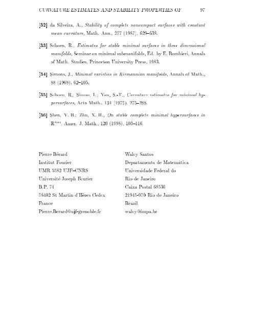 CURVATURE ESTIMATES AND STABILITY PROPERTIES OF CMC ...