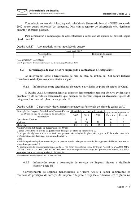 Relatorio Gestao 201.. - Decanato de Planejamento e OrÃ§amento