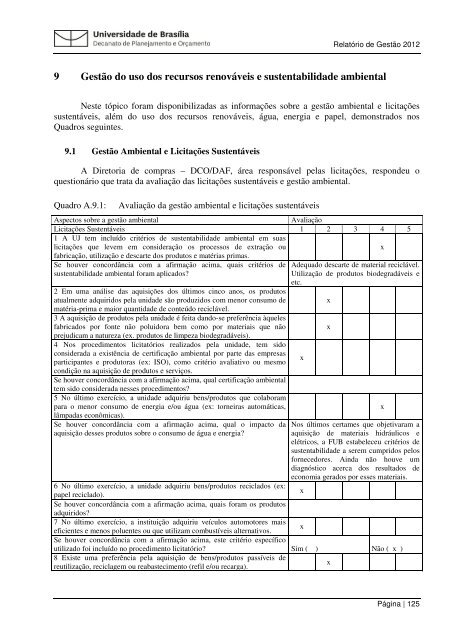 Relatorio Gestao 201.. - Decanato de Planejamento e OrÃ§amento