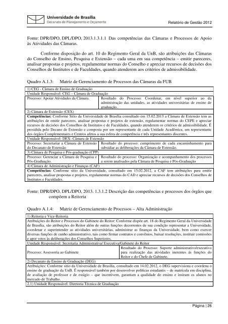 Relatorio Gestao 201.. - Decanato de Planejamento e OrÃ§amento