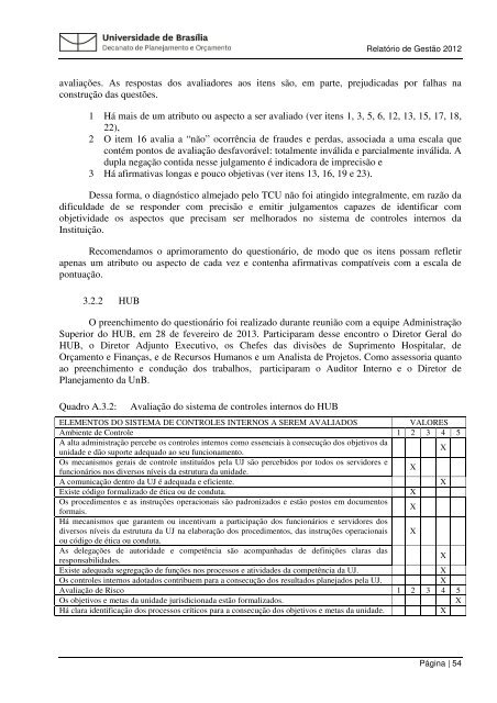 Relatorio Gestao 201.. - Decanato de Planejamento e OrÃ§amento