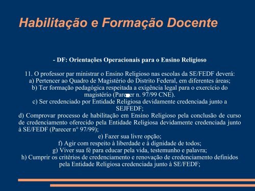 Direito Humano à Educação Ensino Religioso e Estado Laico