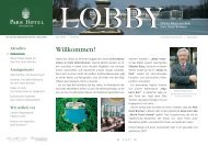 Lobby 01/2006 - Online News aus dem Park Hotel Bremen