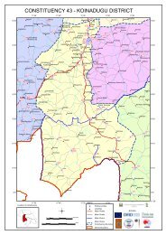 Constituencies in Kailahun District