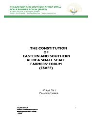 ESAFF Constitution as ammended 15th April, 2011, Morogoro ...