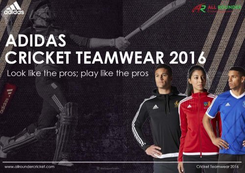 All Rounder Cricket - 2016 Adidas Cricket Teamwear