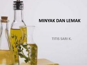 MINYAK DAN LEMAK