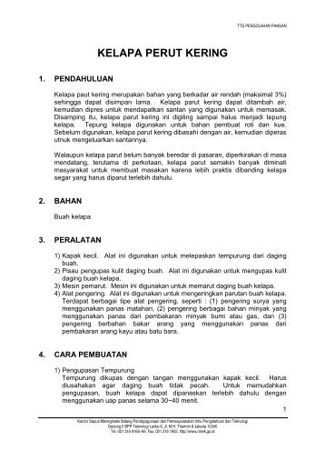 KELAPA PERUT KERING
