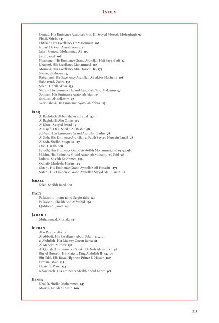 01-Contents Page.indd - The Royal Islamic Strategic Studies Centre