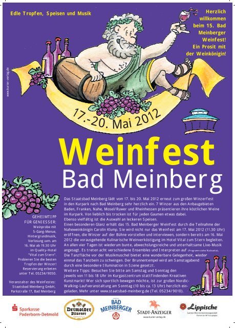 Weinfest - Staatsbad Meinberg