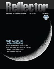 Youth & Astronomy— A Special Section