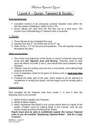 Level 4 – Quran Tajweed & Surats