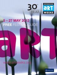 5 – 27 MAY 2012 FREE FESTIVAL GUIDE www.artweeks.org