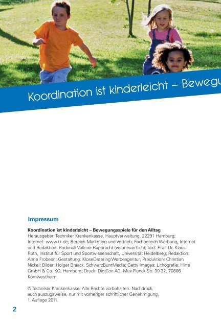 Koordination ist kinderleicht - Techniker Krankenkasse