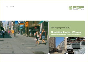 Qualitätspflaster. Wissen. - forum qualitätspflaster