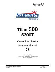 Titan 300 S300T Xenon Illuminator