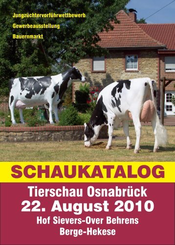 Tierschau Osnabrück - Osnabrücker Herdbuch eG