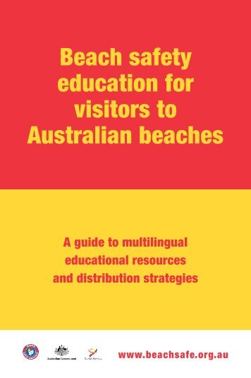 Beach safety education for visitors to Australian beaches