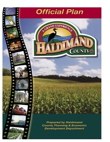 HC Official Plan Document - Haldimand County