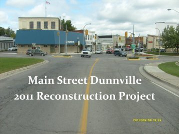 2011 Reconstruction Project