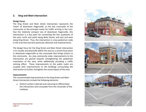 Hagersville Streetscape Plan