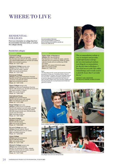 UNDERgRADUATE PROSPECTUS - Study Brisbane