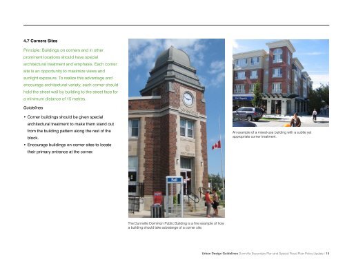 Dunnville Secondary Plan - Urban Design Guide - Haldimand County