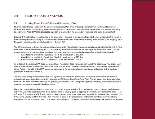 & Special Flood Plain Policy Update