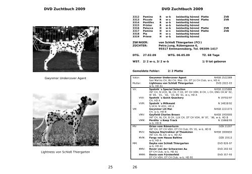 2 0 0 9 - Dalmatiner Verein Deutschland