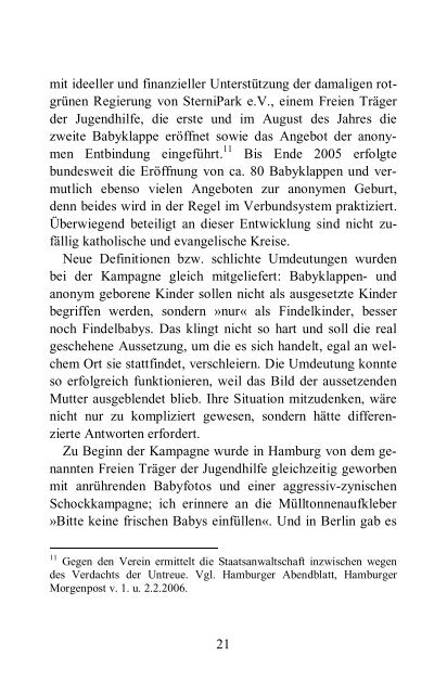 terre des hommes Deutschland e.V. (Hg.) »Babyklappen und ...