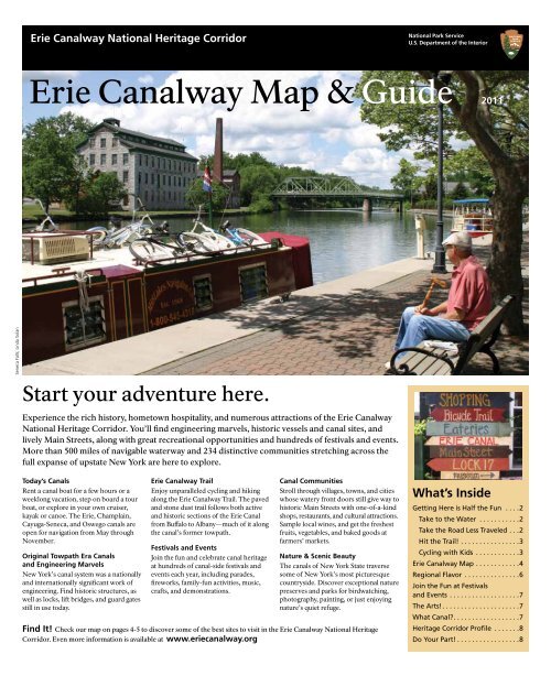 Erie Canalway Map & Guide