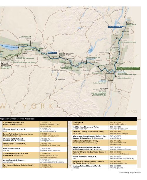 Erie Canalway Map & Guide